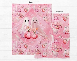Pink Boos Blanket Panel